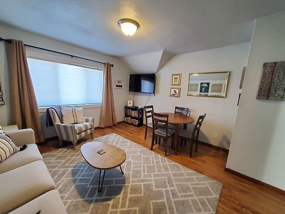 Bright Living Room with Dining Area