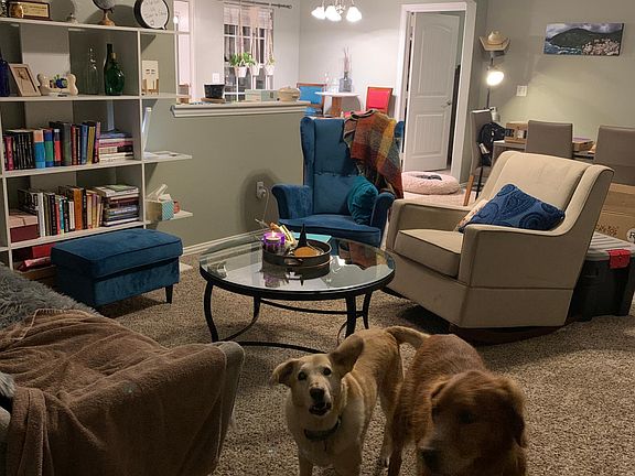 Living room, dining room combo (multiple furniture arrangement options).