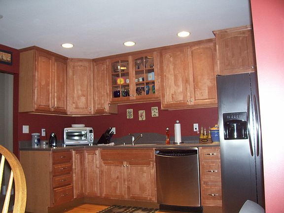 Maple cabinetry
