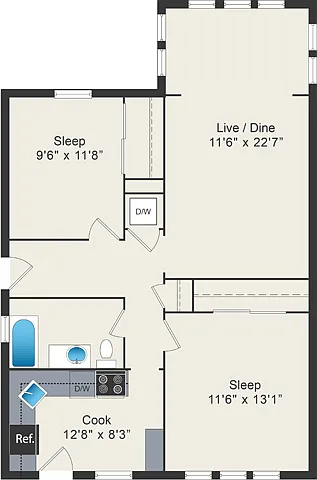 Floor plan B2