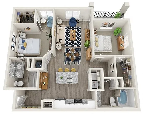 Floor plan Hendrix