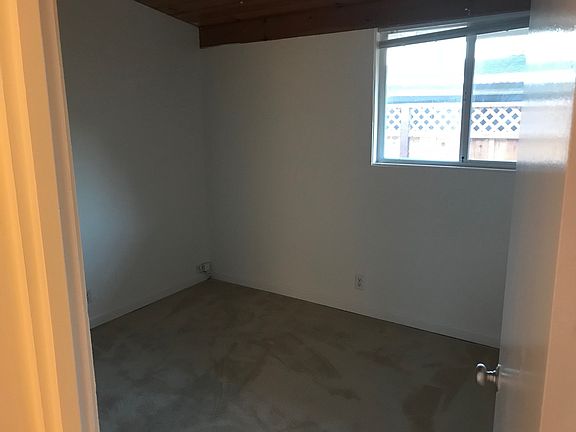 Bedroom with new carpet