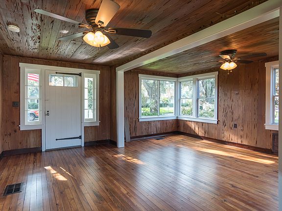 Entryway and living room