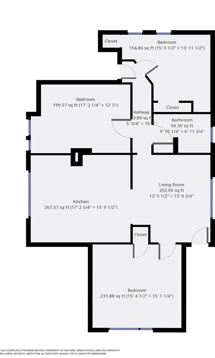 3 bed, 1100 sqft, $2,300 — Photo 2