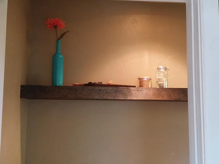 Shelf in Toilet area