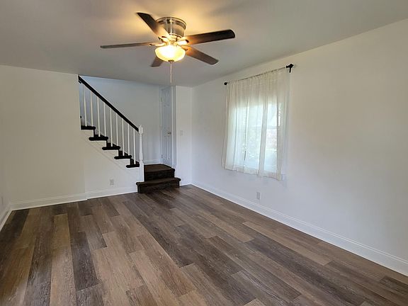 Living room view from front door