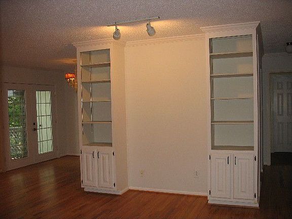 Built-ins in living room