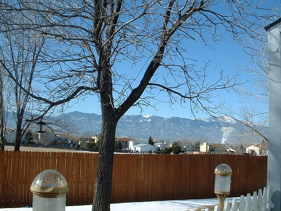 Mountain views from patio