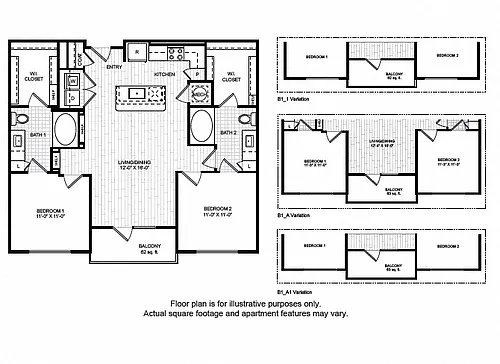 Floor plan B1