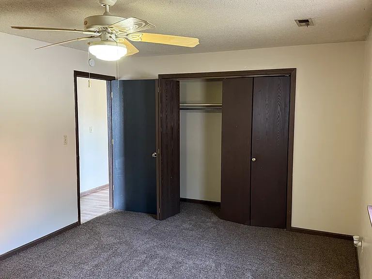 Master Bedroom 1, new carpet and double closet