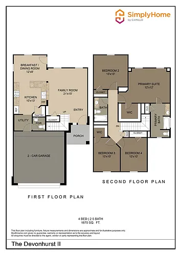 Floor plan 1004 Marquis Drive