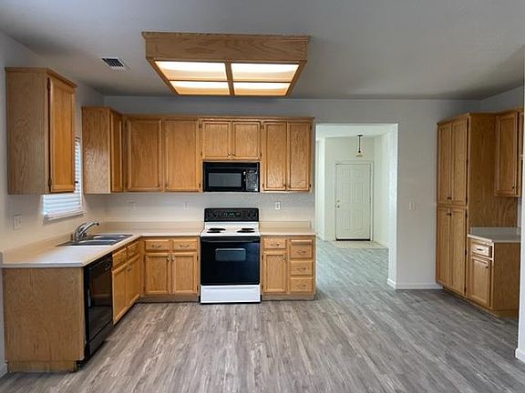 Kitchen with new flooring