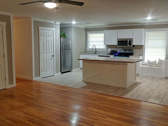 Large kitchen with island