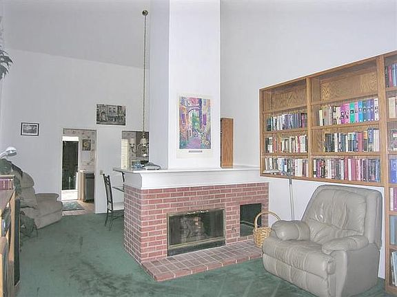 Living Room With Fireplace ~ Volume Ceilings
