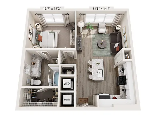 Floor plan A1A