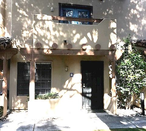Front door with locked metal screen door allows you to let seasonal breezes in!