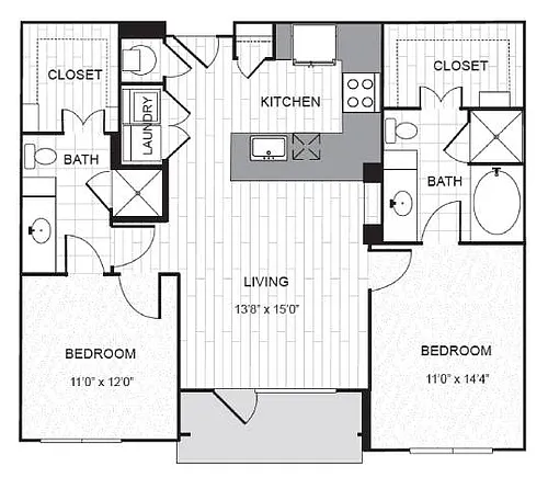 Floor plan B1