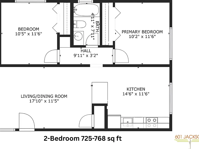 2x1 l 725+ sq ft l 601 Jackson 2x1 l 725+ sq ft l 601 Jackson