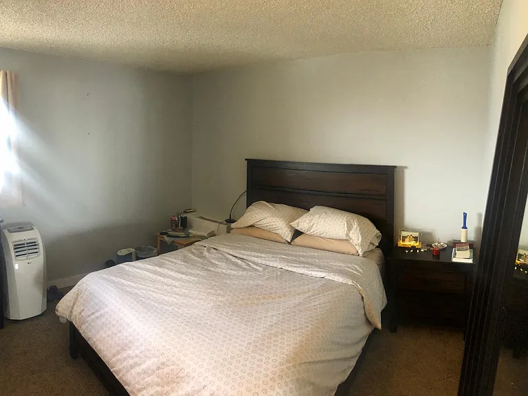 Spacious Bedroom with 2 Walk In Closets/East Facing Window