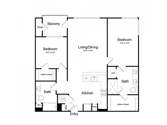 Floor plan B21