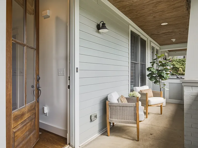 Enjoy your morning cup of coffee on the covered porch!
