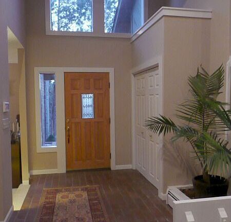 FOYER WITH BRICK FLOOR