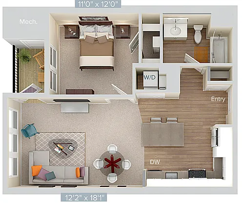 Floor plan A1-sc2-730