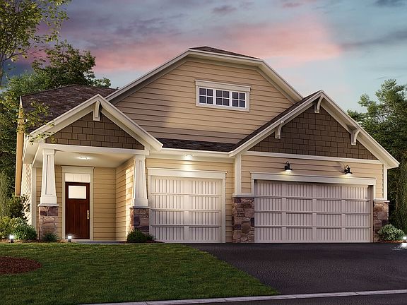 Magnolia 3-Car Elevation D