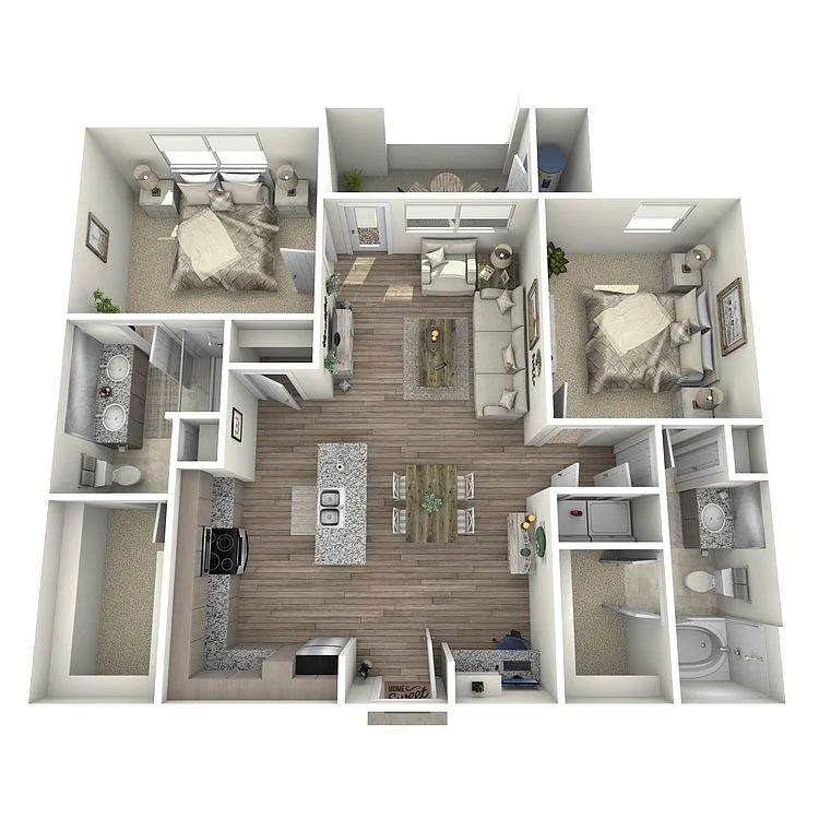 Floor plan Torrey Pines