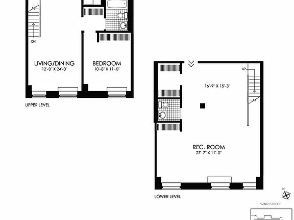 2nd image of 410 W 53rd St APT 115