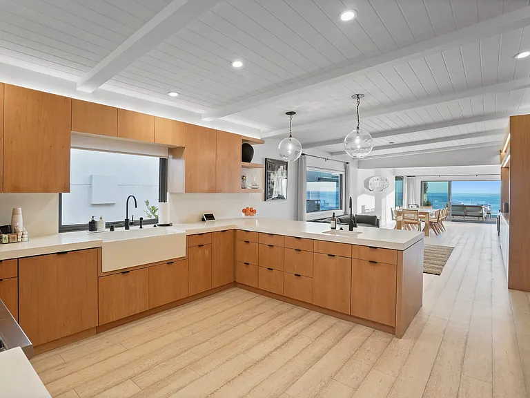 A bright, open kitchen where every detail is refined and intentional.