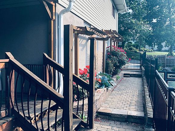 Paver walkway and arbor 