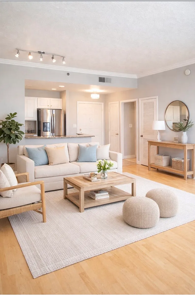 Living room/dining room - 1101 Juniper St NE