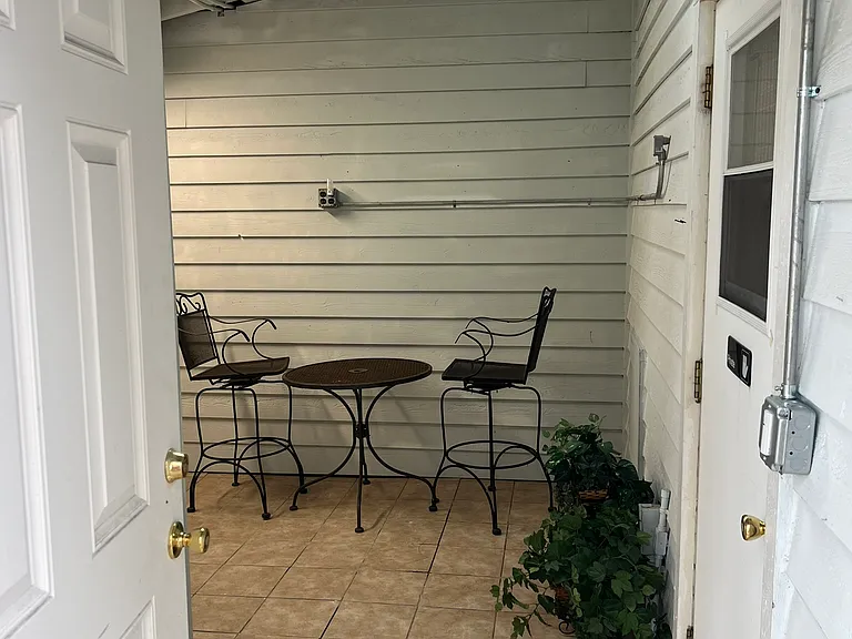 Another view of the inside garden patio.