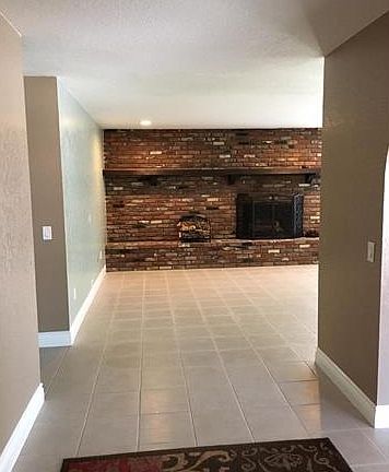 Huge Den w/ Custom Fireplace