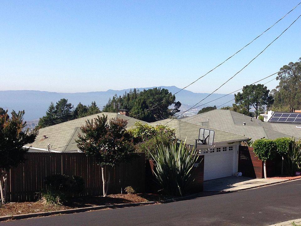 Looking at the house from Cowper Avenue