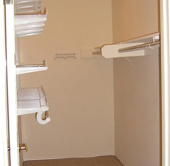 Master bedroom walk in closet.