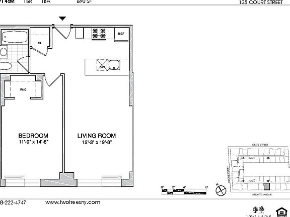 2nd image of 125 Court St APT 4SM