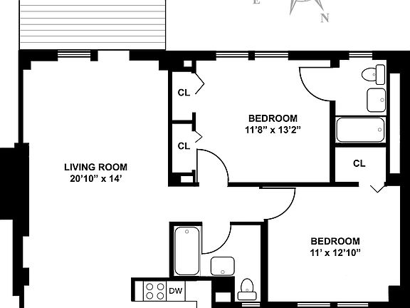 2nd image of 40 W 55th St #1E