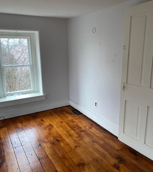 Side view of living area