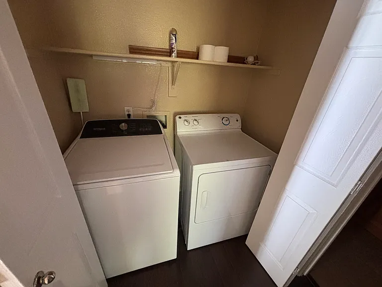 In-unit washer and dryer
