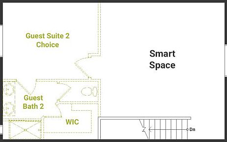 Layout of the second floor