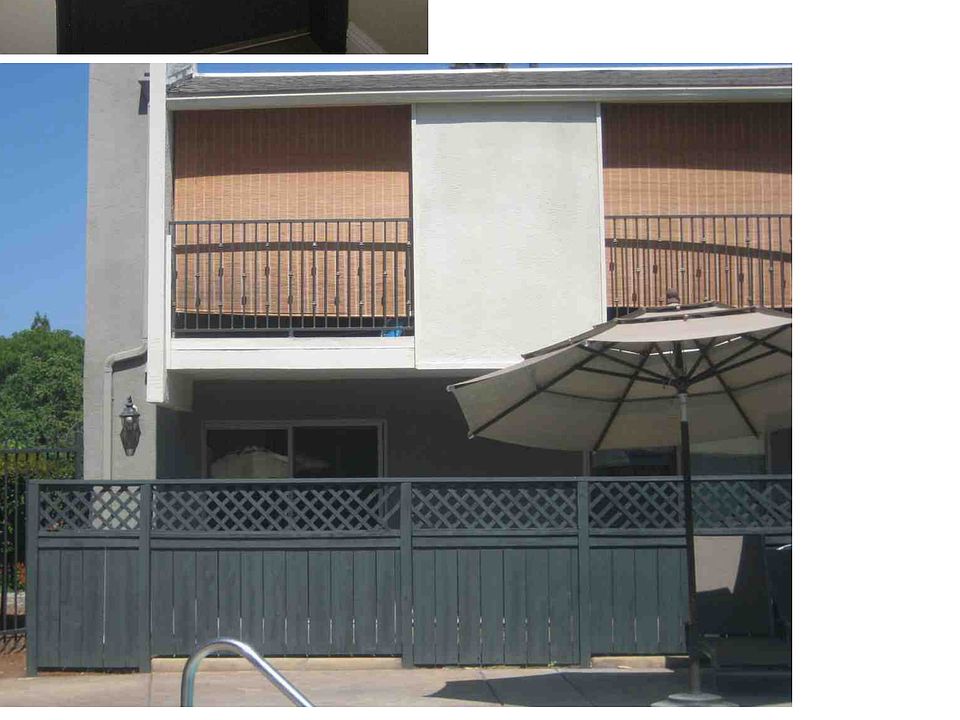 View from poolside to unit