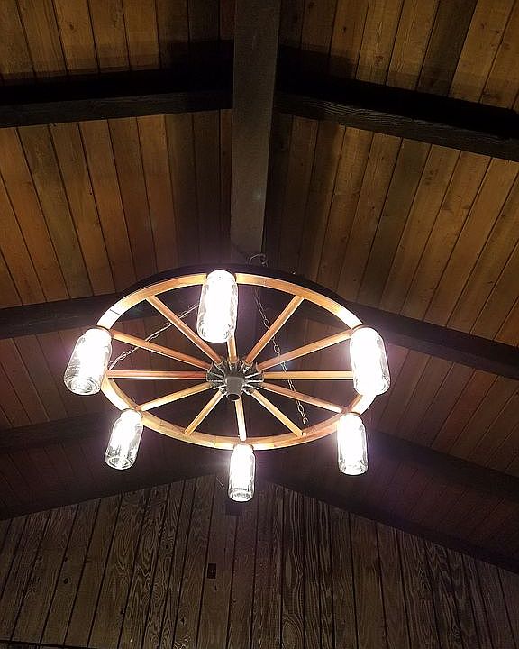 LG light over pool table 