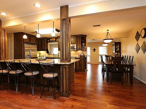 As you can see there are hardwoods in all the living and dining areas.