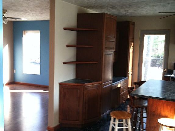 Living room and kitchen