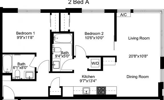 Two Bedroom A Two Bedroom A