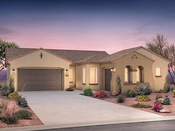 The Catalina home design features a large single story with 3-car garage and open living spaces.