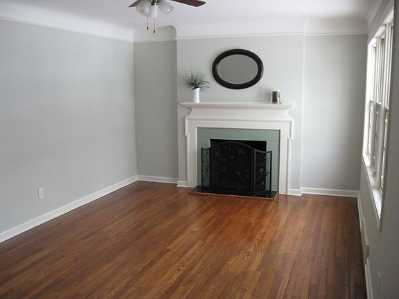 Large, bright living room