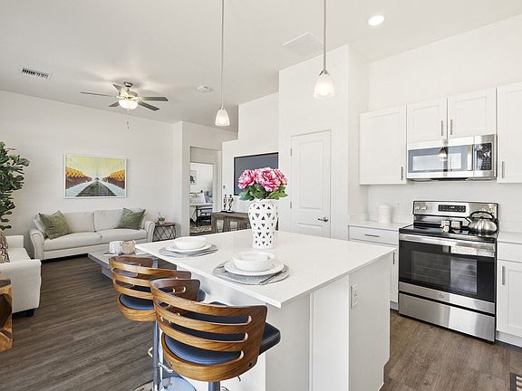Two Bedroom Tortolita Floorplan Kitchen and Living Room